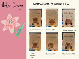 Ksityn tehtyj korvakoruja, Ksityt, Kajaani, Tori.fi