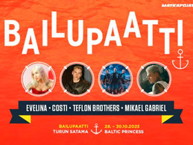 Bailupaatti 28.10-30.10 earlybird- hintaan, Matkat, risteilyt ja lentoliput, Matkat ja liput, Espoo, Tori.fi Bailupaatti 28.10-30.10 earlybird- hintaan, Matkat, risteilyt ja lentoliput, Matkat ja liput, Espoo, Tori.fi