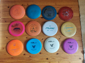 12 frisbeegolfkiekkoa ja laukku, Frisbeegolf, Urheilu ja ulkoilu, Ranua, Tori.fi 12 frisbeegolfkiekkoa ja laukku, Frisbeegolf, Urheilu ja ulkoilu, Ranua, Tori.fi
