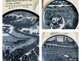 Arabia vuosilautaset 100, 101 ja 102, Astiat, Keräily, Turku, Tori.fi Arabia vuosilautaset 100, 101 ja 102, Astiat, Keräily, Turku, Tori.fi