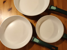 Paistinpannu setti, Keittiövälineet, Keittiötarvikkeet ja astiat, Ylöjärvi, Tori.fi Paistinpannu setti, Keittiövälineet, Keittiötarvikkeet ja astiat, Ylöjärvi, Tori.fi