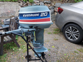 EVINRUDE 20HV lyhytriki vm.1982, Permoottorit, Veneet, Turku, Tori.fi