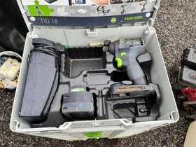 Festool tid 18, Työkalut, tikkaat ja laitteet, Rakennustarvikkeet ja työkalut, Turku, Tori.fi Festool tid 18, Työkalut, tikkaat ja laitteet, Rakennustarvikkeet ja työkalut, Turku, Tori.fi