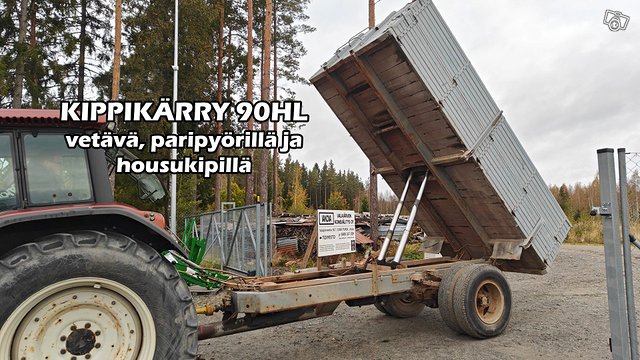 Kippikärry 90HL vetävä - KATSO VIDEO 1