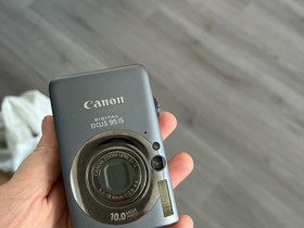 Canon IXUS 95 IS +akku, kotelo, latausalusta, Kamerat, Kamerat ja valokuvaus, Kuopio, Tori.fi