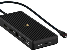 Unisynk 12 Port 8K 100 W USB-C hubi (musta), Oheislaitteet, Tietokoneet ja lisälaitteet, Vaasa, Tori.fi