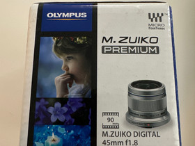 Olympus 45mm f1.8 objektiivi, Objektiivit, Kamerat ja valokuvaus, Jyväskylä, Tori.fi Olympus 45mm f1.8 objektiivi, Objektiivit, Kamerat ja valokuvaus, Jyväskylä, Tori.fi