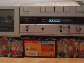 Akai kasettidekki CS-F14 + kasetit 3kpl, Audio ja musiikkilaitteet, Viihde-elektroniikka, Tampere, Tori.fi Akai kasettidekki CS-F14 + kasetit 3kpl, Audio ja musiikkilaitteet, Viihde-elektroniikka, Tampere, Tori.fi