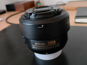Nikon AF-S NIKKOR 35mm 1:1.8G DX, Objektiivit, Kamerat ja valokuvaus, Uurainen, Tori.fi