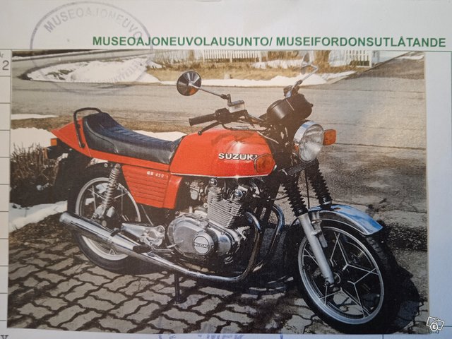 Museopyörä Suzuki GS 450, kuva 1