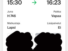 Junaliput 30.9-1.10 sln-lpr-sln, Matkat, risteilyt ja lentoliput, Matkat ja liput, Savonlinna, Tori.fi Junaliput 30.9-1.10 sln-lpr-sln, Matkat, risteilyt ja lentoliput, Matkat ja liput, Savonlinna, Tori.fi