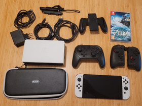 Nintendo switch oled +Totk+Tarvikkeet, Pelikonsolit ja pelaaminen, Viihde-elektroniikka, Espoo, Tori.fi Nintendo switch oled +Totk+Tarvikkeet, Pelikonsolit ja pelaaminen, Viihde-elektroniikka, Espoo, Tori.fi