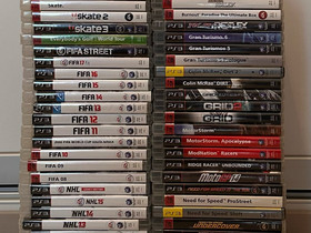 PS3 pelejä:, Pelikonsolit ja pelaaminen, Viihde-elektroniikka, Espoo, Tori.fi