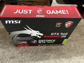 MSI Gaming Geforse GTX 960 2G, Komponentit, Tietokoneet ja lisälaitteet, Kouvola, Tori.fi MSI Gaming Geforse GTX 960 2G, Komponentit, Tietokoneet ja lisälaitteet, Kouvola, Tori.fi