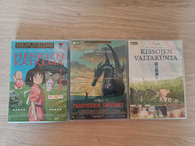 Studio Ghibli Anime DVD 3 kpl, Elokuvat, Turku, Tori.fi