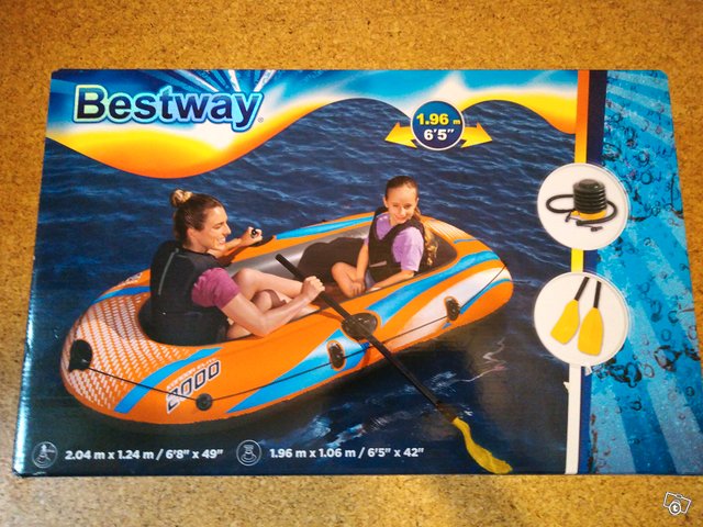 Uusi kumivene bestway vain tänään 60e