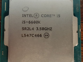 Intel Core i5-6600K, Komponentit, Tietokoneet ja lisälaitteet, Jyväskylä, Tori.fi