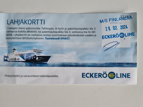 Eckeröline lahjakortti, Matkat, risteilyt ja lentoliput, Matkat ja liput, Helsinki, Tori.fi Eckeröline lahjakortti, Matkat, risteilyt ja lentoliput, Matkat ja liput, Helsinki, Tori.fi