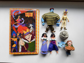 Disney 90-luku Notre Dame ja Aladdin lelut, Lelut ja pelit, Lastentarvikkeet ja lelut, Savonlinna, Tori.fi