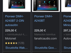 Pioneer dmh a-240bt, Autostereot ja tarvikkeet, Auton varaosat ja tarvikkeet, Kouvola, Tori.fi Pioneer dmh a-240bt, Autostereot ja tarvikkeet, Auton varaosat ja tarvikkeet, Kouvola, Tori.fi