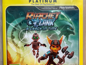 Ratched & Clank: A Crack In Time PS3, Pelikonsolit ja pelaaminen, Viihde-elektroniikka, Kajaani, Tori.fi