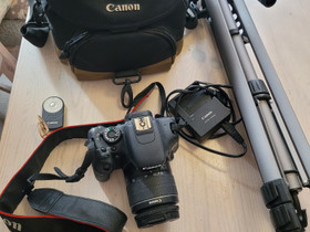 Canon EOS600D Järjestelmäkamera+tarvikkeet, Kamerat, Kamerat ja valokuvaus, Joensuu, Tori.fi