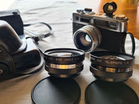 Yashica Electro 35 + lisoptiikat