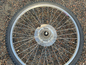 Selling Shimano rear wheel. Wheel size 26.*1.95, Kilpapyörät, Polkupyörät ja pyöräily, Oulu, Tori.fi