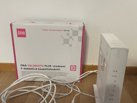 DNA valokuitu plus- modeemi F-3686ACv2, Verkkotuotteet, Tietokoneet ja lisälaitteet, Tampere, Tori.fi