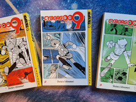 Cybor 009 manga osat 1, 2, 3, Sarjakuvat, Kirjat ja lehdet, Pori, Tori.fi
