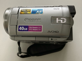 Canon HG 10 Teräväpiirtovideokamera FULL HD1080, Kamerat, Kamerat ja valokuvaus, Aura, Tori.fi