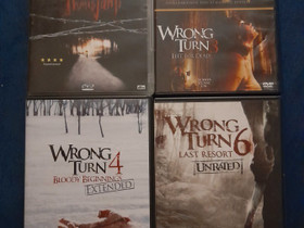 Wrong turn 1-4 ja 6 dvd, Elokuvat, Pyhäjärvi, Tori.fi