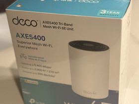 TP-LINK Deco XE75 Tri-Band WiFi 6E -Mesh-reititin, Verkkotuotteet, Tietokoneet ja lisälaitteet, Lempäälä, Tori.fi TP-LINK Deco XE75 Tri-Band WiFi 6E -Mesh-reititin, Verkkotuotteet, Tietokoneet ja lisälaitteet, Lempäälä, Tori.fi