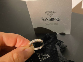 Sandberg timanttisormus / rivisormus 18K, Kellot ja korut, Asusteet ja kellot, Turku, Tori.fi Sandberg timanttisormus / rivisormus 18K, Kellot ja korut, Asusteet ja kellot, Turku, Tori.fi