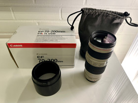 Canon EF 70-200/4.0L IS USM, Objektiivit, Kamerat ja valokuvaus, Joensuu, Tori.fi