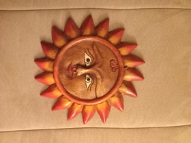 Puinen aurinko seinäkoriste, Taulut, Sisustus ja huonekalut, Kuopio, Tori.fi Puinen aurinko seinäkoriste, Taulut, Sisustus ja huonekalut, Kuopio, Tori.fi