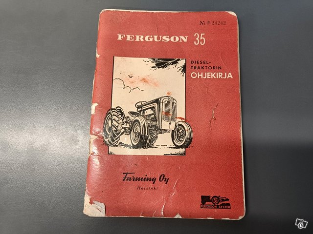 Ferguson 35 traktorin ohjekirja 1