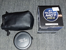 2X Kenko teleplus MC7 DGX telehatke Canon EF, Objektiivit, Kamerat ja valokuvaus, Lieksa, Tori.fi