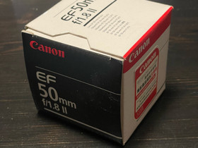 CANON EF 50mm F1.8 II-objektiivi, Objektiivit, Kamerat ja valokuvaus, Hämeenlinna, Tori.fi CANON EF 50mm F1.8 II-objektiivi, Objektiivit, Kamerat ja valokuvaus, Hämeenlinna, Tori.fi