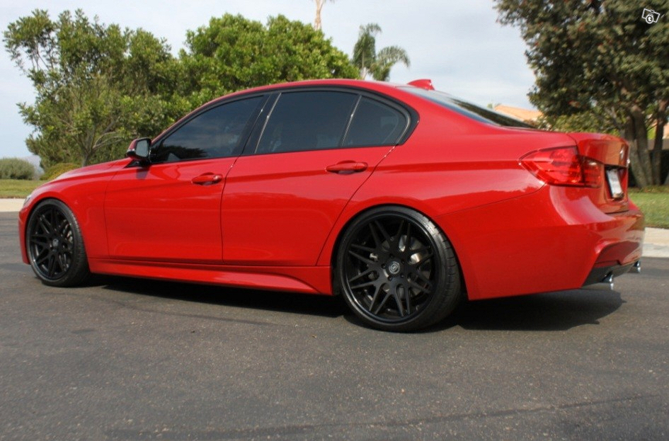 BMW f30 Red Matte