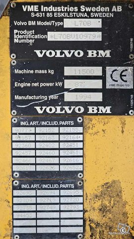 Volvo BM L 70 B 16