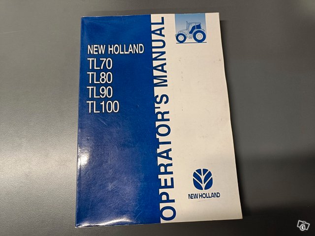 New Holland TL70, TL80, TL90 ja TL100 ohjekirja 1