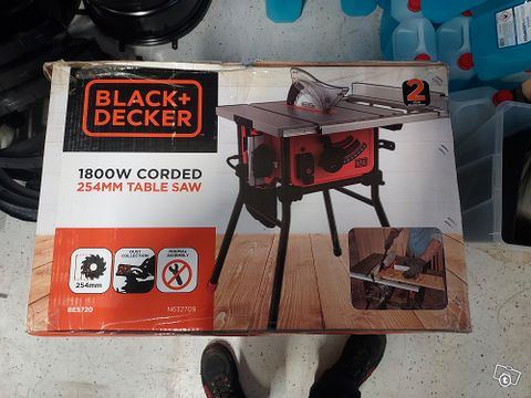 Black & Decker BES720-QS Table saw 254 mm 1800 Watt