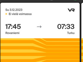 Yöjuna hytti Rovaniemi-Turku 3.12, Matkat, risteilyt ja lentoliput, Matkat ja liput, Rovaniemi, Tori.fi Yöjuna hytti Rovaniemi-Turku 3.12, Matkat, risteilyt ja lentoliput, Matkat ja liput, Rovaniemi, Tori.fi