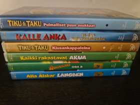 6 erilaista dvd ankkalinnalaisista, Elokuvat, Vaasa, Tori.fi