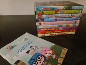 9 erilaista lasten dvd ja puuhakirja, Elokuvat, Vaasa, Tori.fi