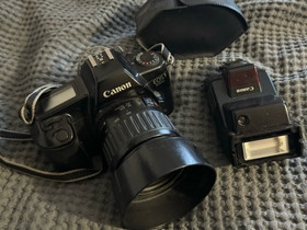 VARATTU Canon EOS 1000 + salama, Kamerat, Kamerat ja valokuvaus, Joensuu, Tori.fi VARATTU Canon EOS 1000 + salama, Kamerat, Kamerat ja valokuvaus, Joensuu, Tori.fi