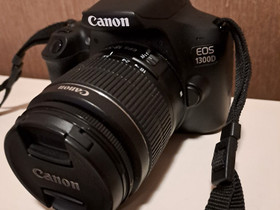 Canon EOS 1300D järjestelmäkamera, Kamerat, Kamerat ja valokuvaus, Hämeenlinna, Tori.fi Canon EOS 1300D järjestelmäkamera, Kamerat, Kamerat ja valokuvaus, Hämeenlinna, Tori.fi
