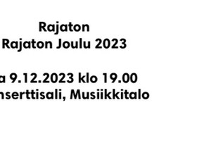 Rajaton joulu -konsertti, Keikat, konsertit ja tapahtumat, Matkat ja liput, Imatra, Tori.fi Rajaton joulu -konsertti, Keikat, konsertit ja tapahtumat, Matkat ja liput, Imatra, Tori.fi