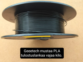 Geeetech musta pla 3D tulostuslanka, Muu tietotekniikka, Tietokoneet ja lisälaitteet, Salo, Tori.fi